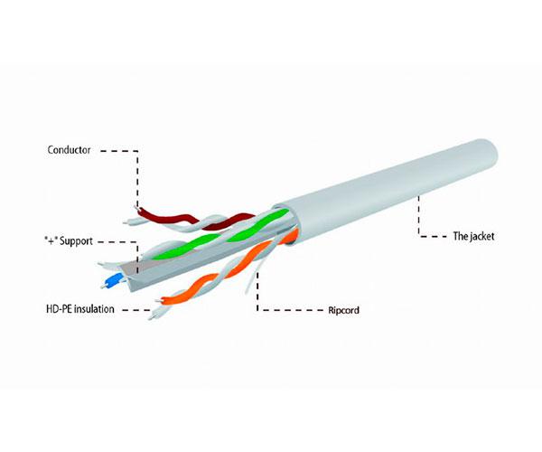 Bobina 305 metros interior Cat.6 UTP Rigido / Gris / UPC-6004SE-SOL / Cablexpert - Imagen 3