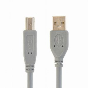 Cable USB 2.0 impresora - tipo a/b  M/M  1.8m / Gris / Cablexpert / Ccp-usb2-ambm-6g