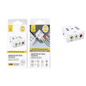 Adaptador Video Rca a Hdmi / NB1430 / Blanco / One +