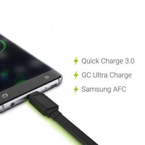 Cable USB a micro USB 0.25m negro GREENCELL KABGC01 DESCATALOGADO