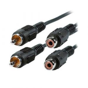 Cable prolongador 2 x rca M/H  10m