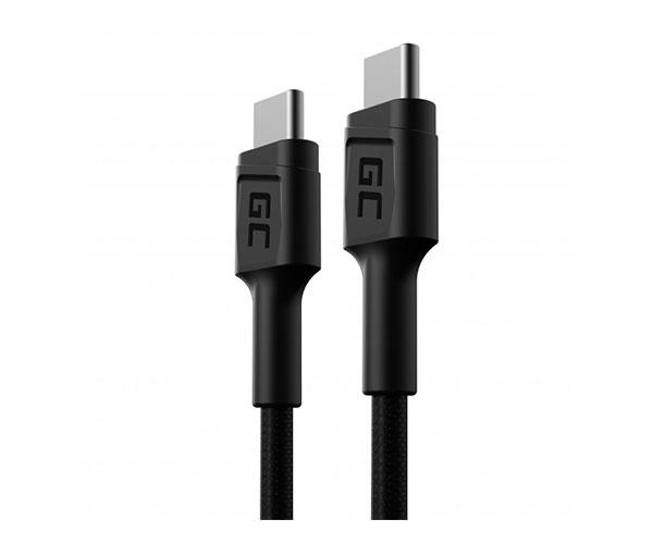 Cable datos Type-C M/M / 0.3m / Qc 3.0 / PD 60w / KABGC31 / Greencell