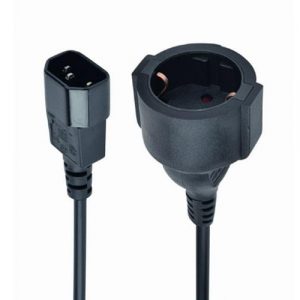 Cable adaptador de alimentacion (C14 macho a Schuko hembra ) 15cm / PC-SFC14M-01