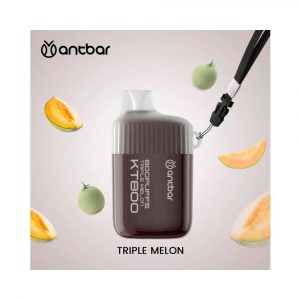 Vaper desechable Antbar KT800 Triple Melon / 20mg / 800 Caladas / Colgante Incluido