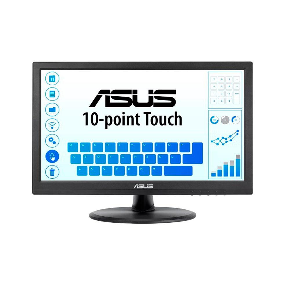 Monitor 15.6 Tactil Capacitiva Asus VT168HR / WXGA / Vga / Hdmi / USB / 5ms / Vesa 75x75 / Negro"