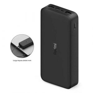 Powerbank Xiaomi Redmi 20000 Mah / 2x Usb / 18W Fast Charge / Negro / VXN4304GL