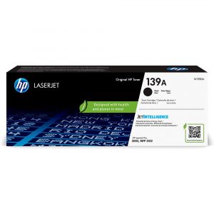 ÷ Laserjet cartucho de tóner original 139a negro