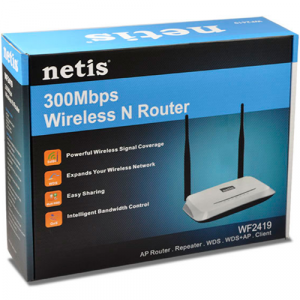 Router Wifi Netis WF2419 / 300mbps / 2 antenas 5 dbi