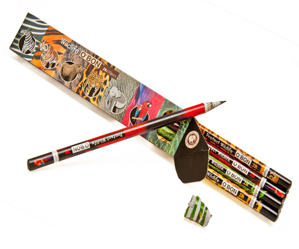 Lapiz OBON Wildlife pack 10 unidades