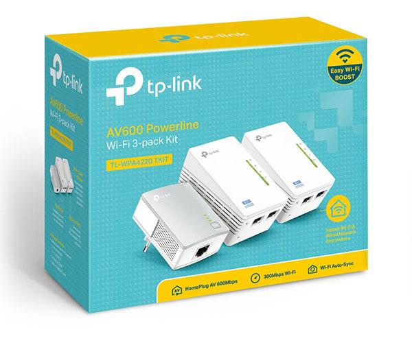 PLC WPA-4220T KIT av600 kit 3 uds 2 puertos TP-Link - Imagen 2