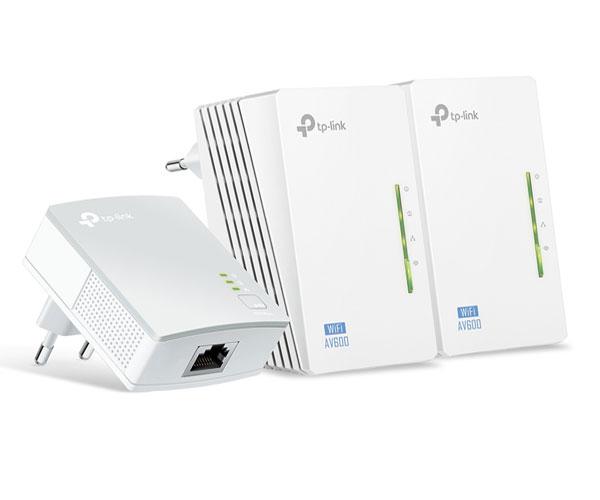 PLC WPA-4220T KIT av600 kit 3 uds 2 puertos TP-Link