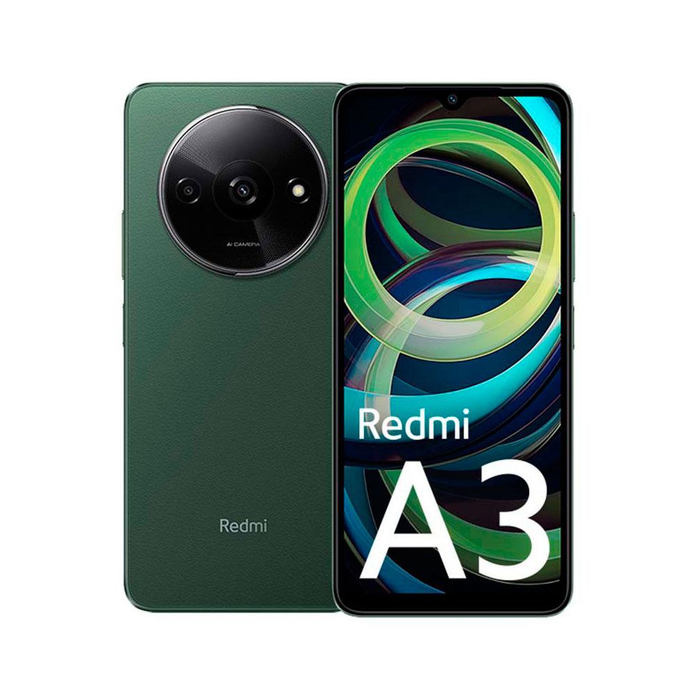 ÷ Smartphone xiaomi redmi a3 6,67 4gb 128gb ds 120hz 8mp/5mp bateria 5000mah forest green "