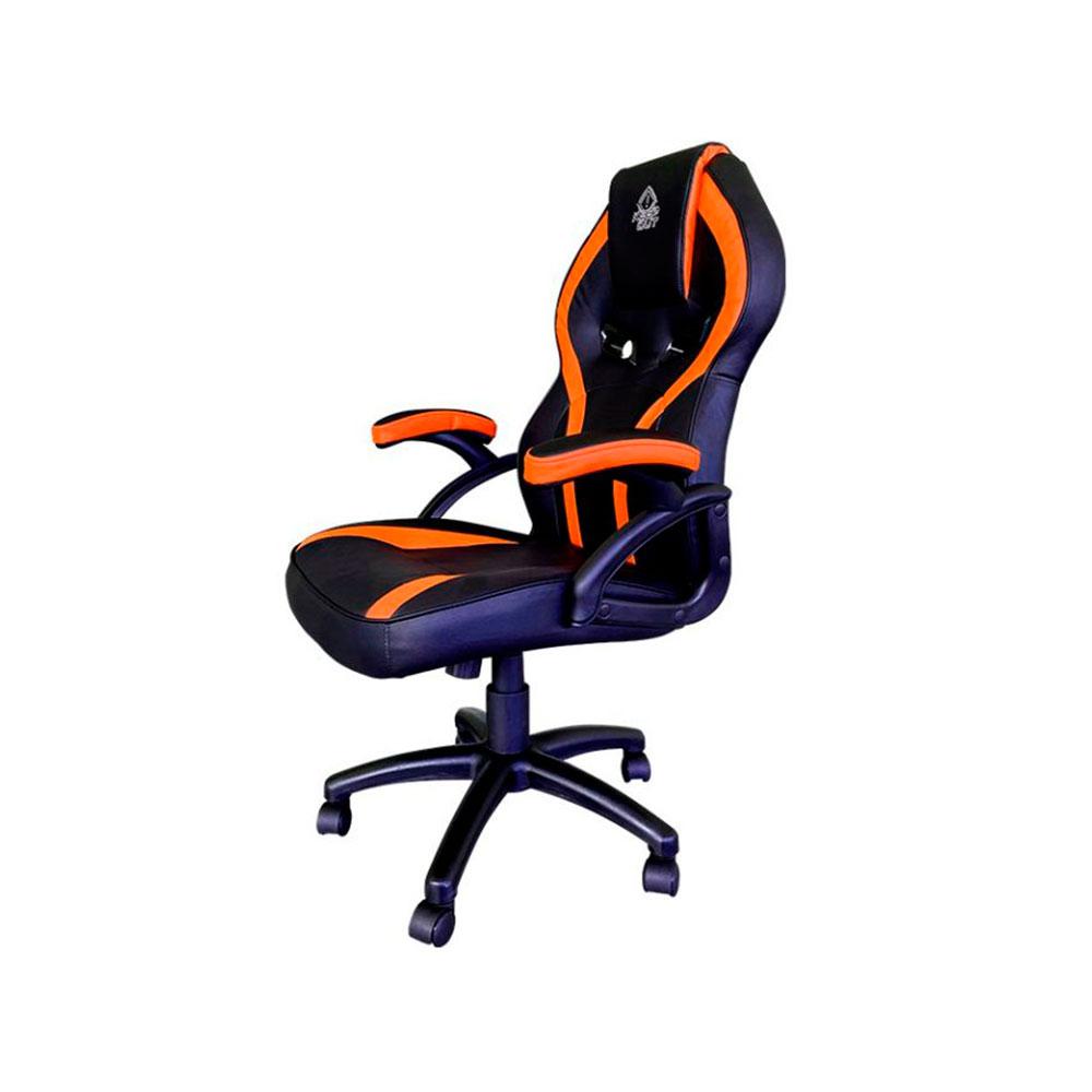 Silla Gaming Keep Out XS200 / Hasta 120 KG / Asiento Acolchado / Elevador Clase 4 / Negra-Naranja - Imagen 2