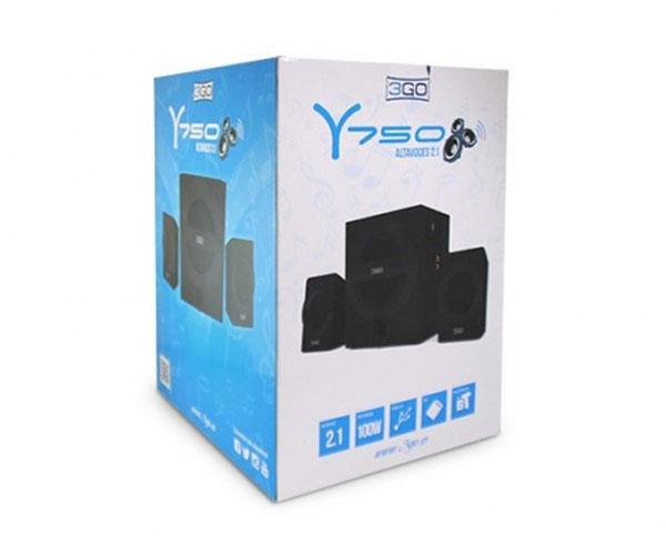 Altavoces 2.1 3Go Y750 / 42w Rms / Bluetooth / Sd / Fm / Aux / Negro - Imagen 6