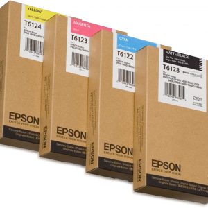 ÷ Tinta original epson t6128 negro mate c13t612800 220ml