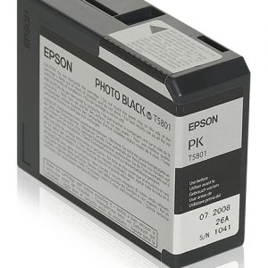 ÷ Tinta original epson t580100 negro photo c13t580100 80ml
