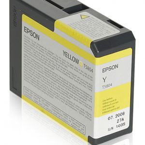 ÷ Tinta original epson t580400 amarillo c13t580400 80ml