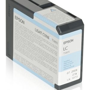 ÷ Tinta original epson t580500 cian claro c13t580500 80ml
