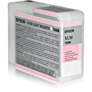 ÷ Tinta original epson t580b magenta claro c13t580b00 80ml