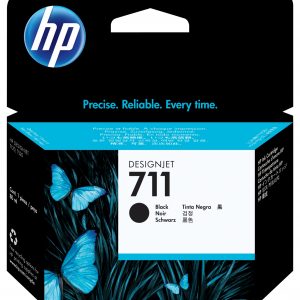 ÷ Tinta original hp n711 negro cz133a 80ml