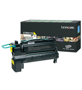 ÷ Tóner original lexmark c792 amarillo c792x1yg 20.000 páginas