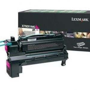 ÷ Tóner original lexmark x792x1mg magenta 20.000 páginas