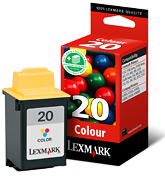 ÷ Tinta original lexmark n20 color 24ml