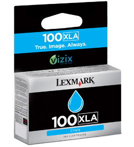 ÷ Tinta original lexmark n100xl cian 13ml