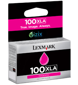 ÷ Tinta original lexmark n100xl magenta 13ml