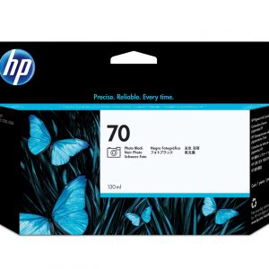 ÷ Tinta original hp n70 negro foto c9449a 130ml