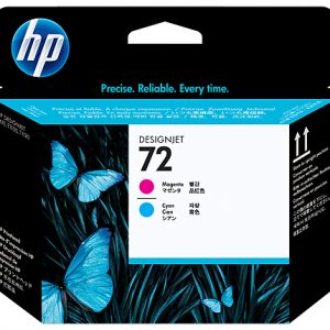 ÷ Cabezal de impresión original hp n72 c9383a magenta y cian