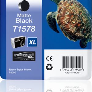 ÷ Tinta original epson t1578 negro mate c13t15784010 25.9ml