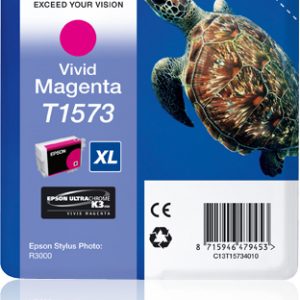 ÷ Tinta original epson t1573 magenta c13t15734010 25.9ml
