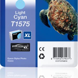 ÷ Tinta original epson t1575 cian claro c13t15754010 25.9ml