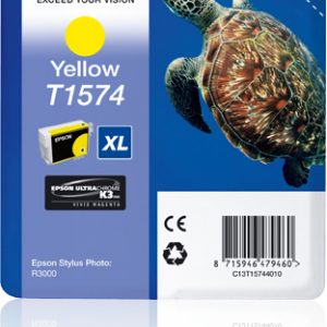 ÷ Tinta original epson t1574 amarillo c13t15744010 25.9ml