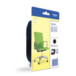 ÷ Tinta original brother lc229xlbkbp negro 2.400 páginas + alarma