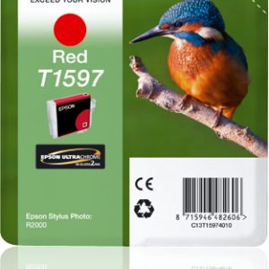 ÷ Tinta original epson t1597 rojo c13t15974010 17ml