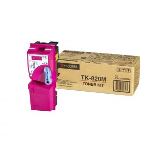 ÷ Tóner original kyocera tk-820m magenta 7.000 páginas