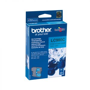 ÷ Tinta original brother lc980c cian 4.8ml
