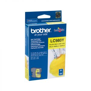 ÷ Tinta original brother lc980y amarillo 4.8ml