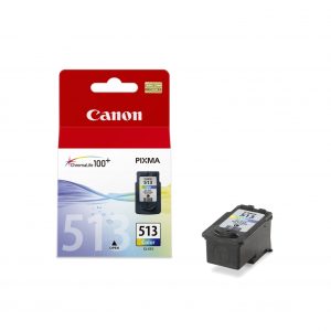 ÷ Tinta original canon cl513 tricolor 9ml + alarma