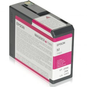 ÷ Tinta original epson t580300 magenta c13t580300 80ml