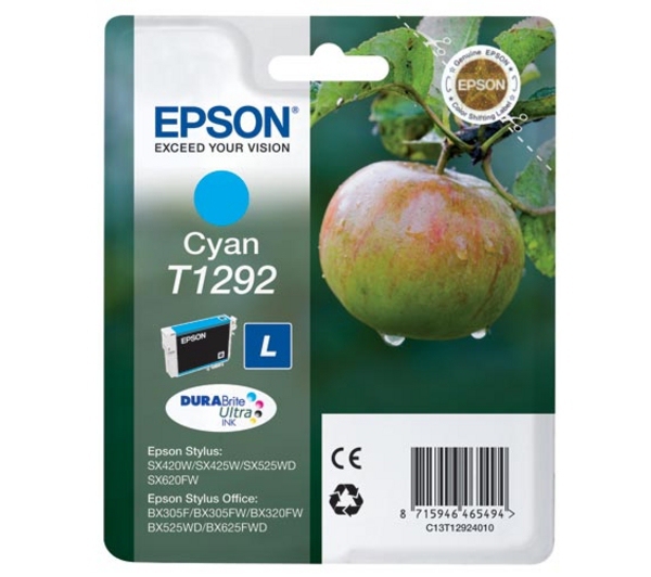 ÷ Tinta original epson t1292 cian c13t12924011 7ml