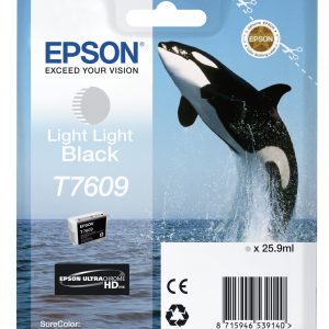 ÷ Tinta original epson t7609 gris claro c13t76094010 25.9ml