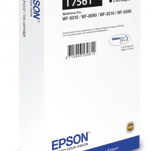 ÷ Tinta original epson t7561 negro l c13t756140 50ml