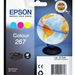 ÷ Tinta original epson t267 tricolor c13t26704010 6.7ml