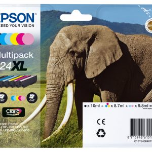 ÷ Tinta original epson t2438 xl multipack c13t24384011