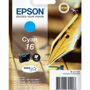 ÷ Tinta original epson t1622 cian c13t16224022 3.1ml - con alarma