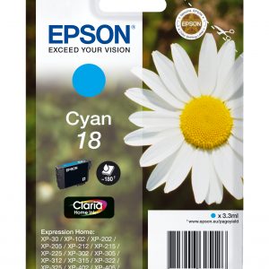÷ Tinta original epson t1802 cian c13t18024012 3.3ml