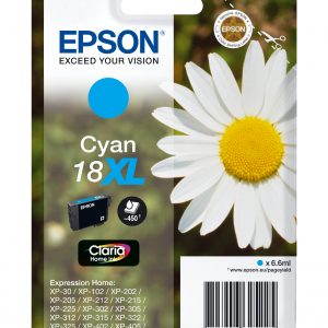 ÷ Tinta original epson t1812 xl cian c13t18124012 6.6ml